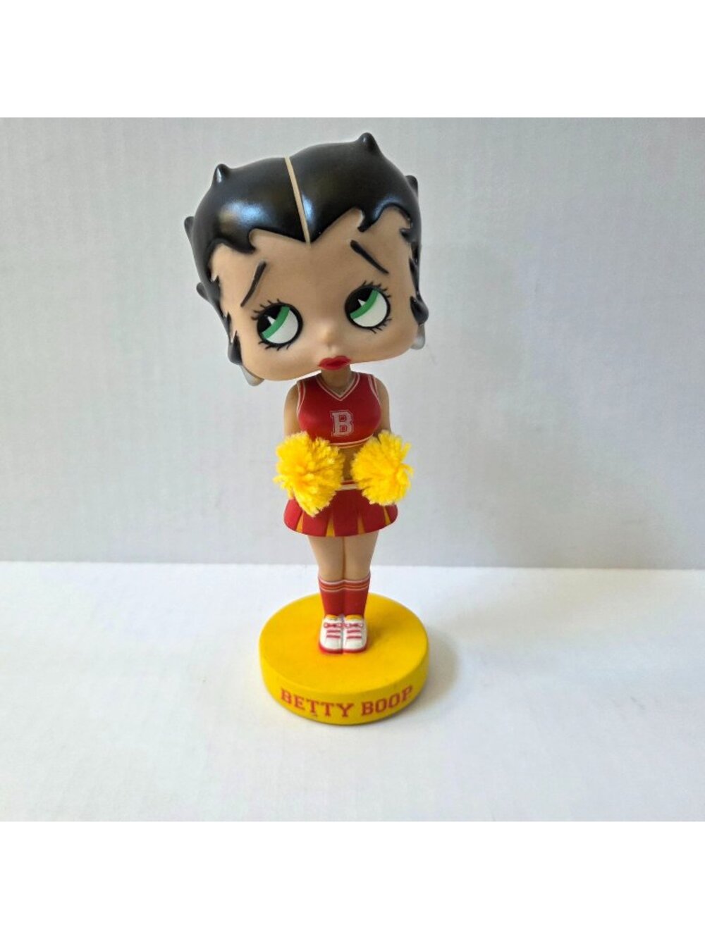 Vintage Funko BETTY BOOP Bobblehead 7.5” Wacky Wobbler PVC Cheerleader 1999